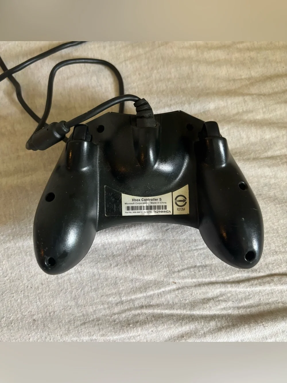 Vintage Original Xbox Controller S Black Wired Gamepad – Retro Gaming